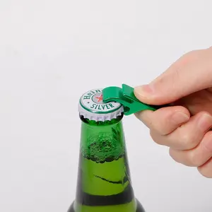 अनुकूलित धातु एल्यूमीनियम बीयर कस्टम अपने लोगो के साथ चाबी का गुच्छा बोतल सलामी बल्लेबाज