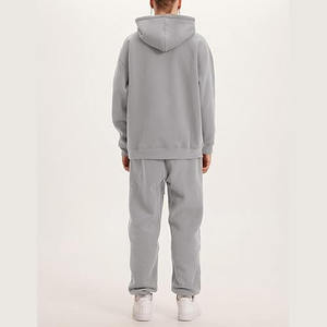 Survêtement deux pièces en coton éponge doux et épais 450 g/m² pour hommes Streetwear - Product Image 5