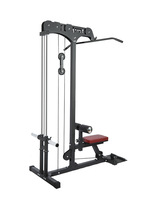 FDFIT Appareil multifonctionnel de tirage vertical assis et de rameur à charge libre pour la musculation du dos à domicile