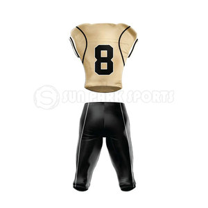 Logo personnalisé Uniforme de football américain Uniforme de football américain respirant pour la vente en ligne - Product Image 2