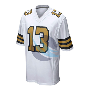 Kit de uniforme de fútbol americano de la mejor calidad, diseño de sublimación, ropa deportiva con cuello en V, conjunto de Jersey de fútbol americano para adultos transpirable - Product Image 3