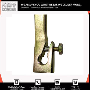 Clé d'arrêt en acier au carbone personnalisée 8x10mm tuyau de rupture zingué doré bricolage OEM Inde fabricant - Product Image 5