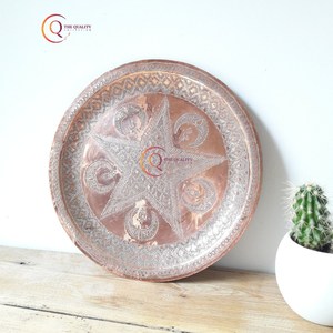 ถาดเสิร์ฟอาหารชุบทองแดงเคลือบโลโก้วันที่กำหนดเองสำหรับซัพพลายเออร์ขายส่งรูปทรงและขนาดพิเศษ - Product Image 1