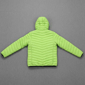 Chaquetas Acolchadas para Mujer de Primera Calidad en Color Verde Claro, Tejido Transpirable, Relleno de Algodón, Diseño Sólido, Talla Grande, Chaquetas de Invierno - Product Image 3