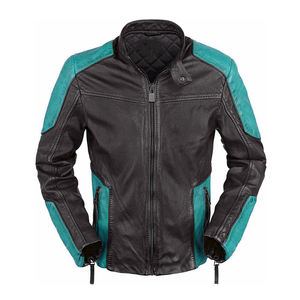 Veste de motard en cuir véritable d'agneau pour femme, vente en gros, manteau, vêtements avec OEM - Product Image 4