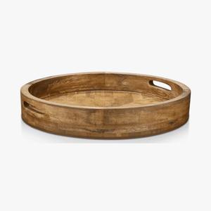 Exclusiva Bandeja de Madera para Servir en la Mesa de Comedor y la Despensa de la Oficina, Ideal para Servir con Estilo y Almacenar, Mejora la Decoración del Hogar y el Espacio de Trabajo - Product Image 1