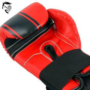 ถุงมือชกมวยหนังแท้สำหรับ100% ถุงมือฝึกมืออาชีพขนาดใหญ่8ออนซ์12ออนซ์16ออนซ์ดีไซน์ตามสั่ง - Product Image 4