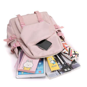 Mochila Escolar Moderna de Alta Calidad con Correa Desmontable, Impermeable, Antirrobo, USB, Geométrica, para Niños y Niñas, de Nailon y Poliéster - Product Image 3