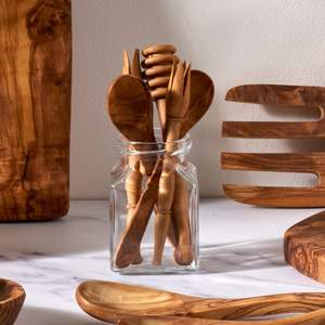 Cuchara de Madera Duradera con Acabado Liso para Mezclar, Remover y Servir Alimentos Calientes/Fríos en Fiestas - Product Image 5