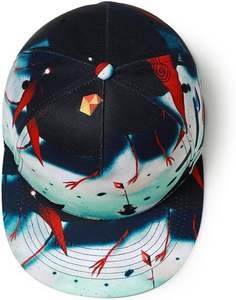 Gorra Snapback de 6 paneles con bordado de logotipo personalizado a precio de fábrica, gorra de béisbol de lunares estilo Hip Hop fabricada en China, algodón plano deportivo - Product Image 1