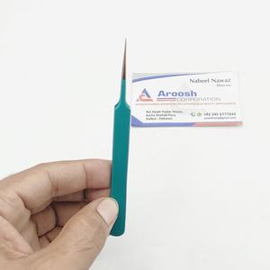 แหนบต่อขนตาปลอมแยกสีโรสโกลด์แบบปลายแหลมออกแบบโลโก้ได้ตามต้องการ - Product Image 2