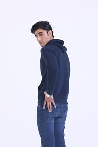 Venta caliente de secado rápido nuevo estilo transpirable Color sólido ropa deportiva personalizada para hombres Sudadera con capucha nuevos hombres Sudadera con capucha de moda - Product Image 3