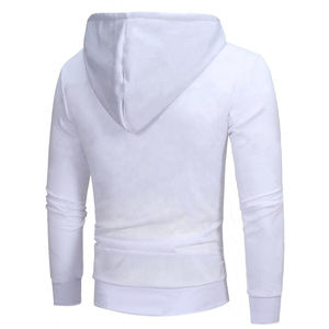 OEM Custom Manufacturer High Quality Low Price <b>White</b> <b>Hoodies</b> Sweatshirt 100% Cotton Oversize Zipper Men's <b>Hoodies</b> - Product Image 2