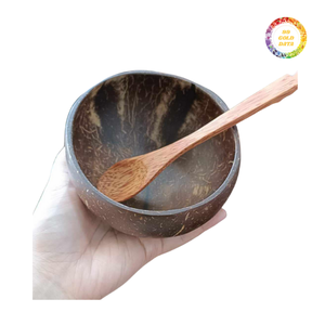 Bol en coque de noix de coco, matériau solide en coque de noix de coco, bord lisse, utilisation durable, prix de gros direct d'usine - Product Image 4