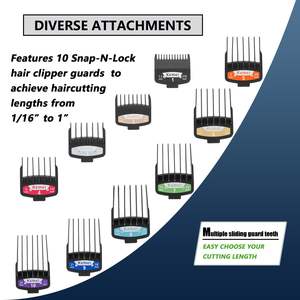 Cortadora de Pelo Profesional Inalámbrica para Hombre, 5 Velocidades Ajustables, Pantalla LED, Cuchilla DLC, Regalos, Batería USB - Product Image 1