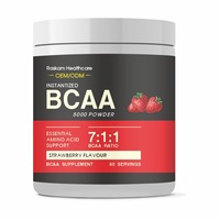 Supplément sportif pour adultes en poudre BCAA 7:1:1 aromatisé aux fraises pour la construction musculaire Immunité Boost Augmentation de l'appétit
