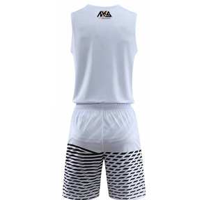 Ensemble d'uniformes de basketball unisexes personnalisés de haute qualité, shorts antibactériens à séchage rapide, logo imprimé, entièrement personnalisable, respirant - Product Image 6