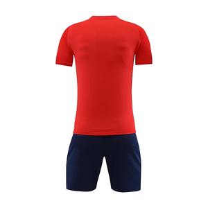 Conjunto de uniforme de fútbol personalizado transpirable de secado rápido de alta calidad, camiseta y pantalones cortos de fútbol personalizados - Product Image 3