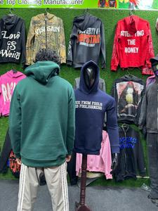 Envío rápido Ropa de invierno Jersey Ropa informal Sudadera con capucha de gran tamaño Bordado personalizado Hombres Sudadera con capucha para la venta - Product Image 6