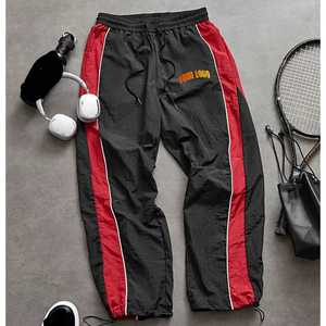 Pantalones Deportivos de Invierno para Hombre, Estilo Casual, Transpirables, de Poliéster/Algodón, de Alta Calidad, con Cintura Elástica, Estilo Vintage, Holgados, con Bloques de Color - Product Image 5