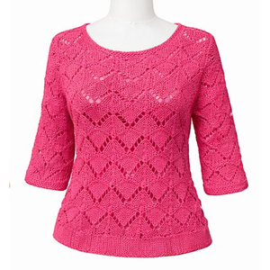 Pull-over décontracté pour femme, nouvelle collection printemps, design crochet, dernière mode, 100% coton, broderie unie, manches longues, aspect fait main - Product Image 6