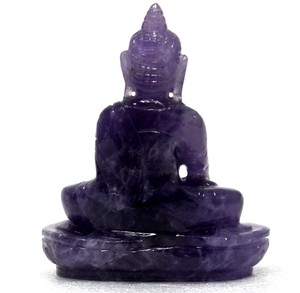 รูปปั้นพระอเมทิสต์ธรรมชาติรูปพระพิฆเนศแกะสลักสไตล์จักระแกะสลักรูปปั้นแกะสลักพลอยรักษาธรรมชาติ - Product Image 4