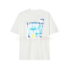 เสื้อยืดลำลองสำหรับผู้ชาย, ผ้าฝ้าย100% ระบายอากาศสไตล์สตรีททรงหลวมใส่สบายในชีวิตประจำวัน - Product Image 3