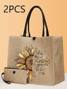 กระเป๋าช้อปปิ้งผ้าปอกระเจาเป็นมิตรต่อสิ่งแวดล้อมขนาดใหญ่กระเป๋าช้อปปิงออกแบบได้ตามต้องการแบบพรีเมียม - Product Image 3