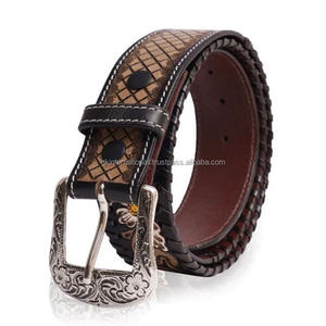 เข็มขัดสไตล์คาวบอยทำจากโลหะอัลลอยคุณภาพแบบตะวันตกเข็มขัดสไตล์ตะวันตกทำสีและออกแบบเครื่องมือ - Product Image 2