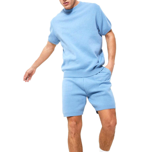 New Arrival Summer 2-Piece <b>Men's</b> T-<b>Shirt</b> Shorts Set Casual Cotton Quick Dry Breathable-Customised Summer Short Set - Product Image 1