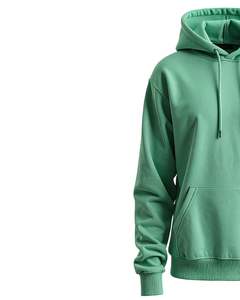 Sweatshirts à capuche de couleur unie pour hommes avec poche kangourou Streetwear en coton doux pour l'automne et l'hiver - Product Image 3