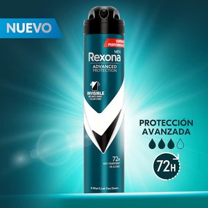 Rexona 6 x Desodorante Antitranspirante en Aerosol Protección Avanzada 72H Invisible Negro y Blanco para Hombre 200ml - Product Image 5