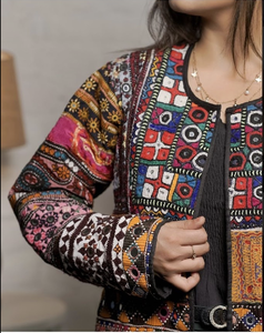 Veste Banjara en tissu vintage recyclé - Product Image 2