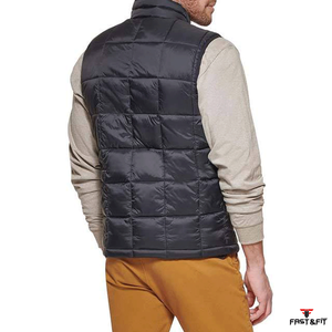 Chaleco Acolchado Ligero para Hombre, Estilo 2026, Reversible, Transpirable, Impermeable, 100% Poliéster, Cuello en V, para Exteriores - Product Image 2