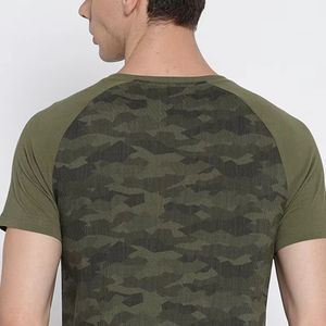 Best Selling Men's Gym <b>T</b>-<b>Shirt</b> High Quality Comfortable Breathable 100% Cotton New Style with <b>Raglan</b> <b>Sleeves</b> - Product Image 3