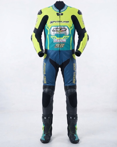 Combinaison de course pour homme Ramaha en cuir de vache véritable/crocodile, équipement de moto professionnel pour la course sur circuit, combinaison 1 pièce/Traje CE - Product Image 1