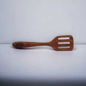 Service de vaisselle en bois de manguier sculpté à la main de style américain écologique et sans danger pour les aliments comprenant 6 fourchettes à dessert vaisselle faite à la main - Product Image 6