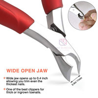 Coupe-ongles professionnels en acier inoxydable couleur unie personnalisés, instruments de beauté, outils de manucure et pédicure, fabricant OEM