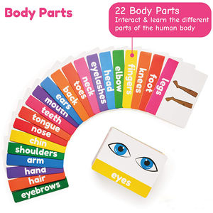 2020最高品質のベビーワールドフラッグフラッシュカード就学前の乗算子供のためのカスタマイズされた教育用メモリフラッシュカード - Product Image 3