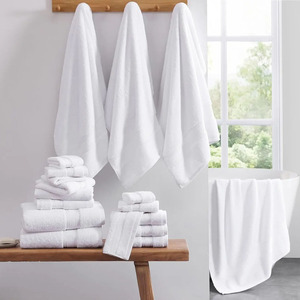 Serviette de bain personnalisée en gros pour hommes taille de couleur personnalisée et serviette de bain blanche 100% coton à usage hôtelier vente en gros serviette de bain douce pour hommes - Product Image 3