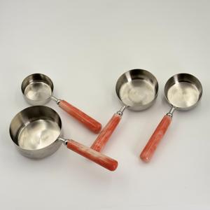 Classic Design Stainless Steel <b>Measuring</b> <b>Cups</b> With Resin Handle High Quality Mirror Polished <b>Measuring</b> <b>Cups</b> in Good Price - Product Image 1