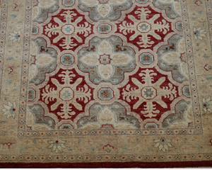 พรมปูทำด้วยมือพรมขนสัตว์แบบถักตุรกีสำหรับห้องนั่งเล่นหรือชุดพรมนอต - Product Image 2