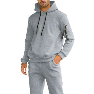 Service OEM, survêtement de sport dernier cri, meilleure qualité, respirant, prix bas, survêtements pour hommes, couleur unie - Product Image 6