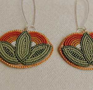 <b>Sweet</b> Heart-Shaped Rice Beaded Earrings Hand-Woven Bohemian Style <b>Drop</b> Earrings Trendy New Rainbow Beaded Wedding Jewelry - Product Image 6