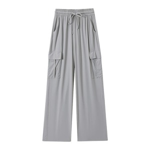 Nuevo 100% algodón orgánico pantalones Cargo de gran tamaño mujeres con estilo Multi-Bolsillo Casual Jogger pantalones ligeros de mujer - Product Image 1