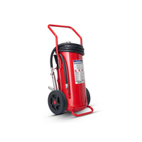 Extincteur à poudre de haute qualité EMME ANTINCENDIO 50 kg en cylindre d'aluminium sur roues, fabriqué en Italie IV B C-UNI EN