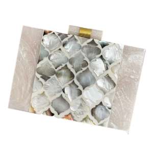 Bolsos de Hombro de Nácar Hechos a Mano de Lujo TIMELESS CRAFT, Bolsos de Mano Elegantes para Mujer, Ecológicos, Tamaño Personalizado para Eventos Formales de Navidad - Product Image 2