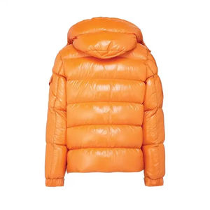 Blouson matelassé brillant personnalisé 2026 avec logo, col montant, 2 poches, motif personnalisé pour l'hiver - Product Image 6