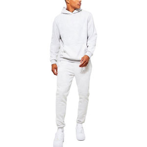 Conjunto Deportivo de 2 Piezas con Capucha de Felpa de Algodón con Cuello Redondo para Hombre y Mujer, Unisex, Personalizable, Conjunto Deportivo Transpirable Unisex - Product Image 4