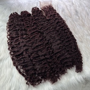 ผมต่อแบบชาวพม่าทอแบบสองชั้น100% ยาว30นิ้วผมมนุษย์บริสุทธิ์จากเวียดนามขายส่ง - Product Image 2